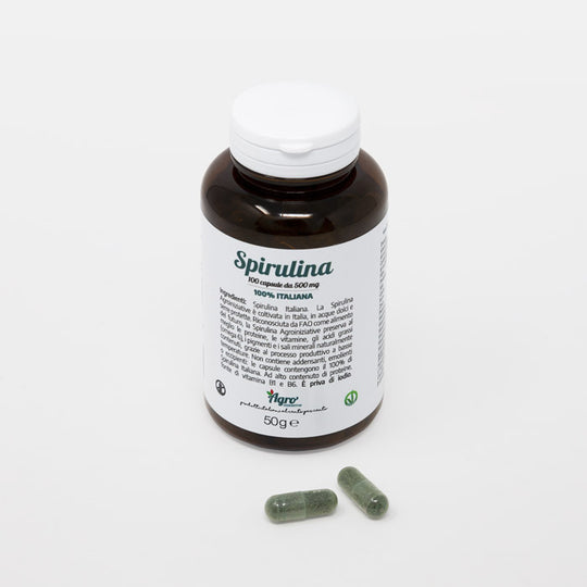 ALGA SPIRULINA CAPSULE VEGETALI